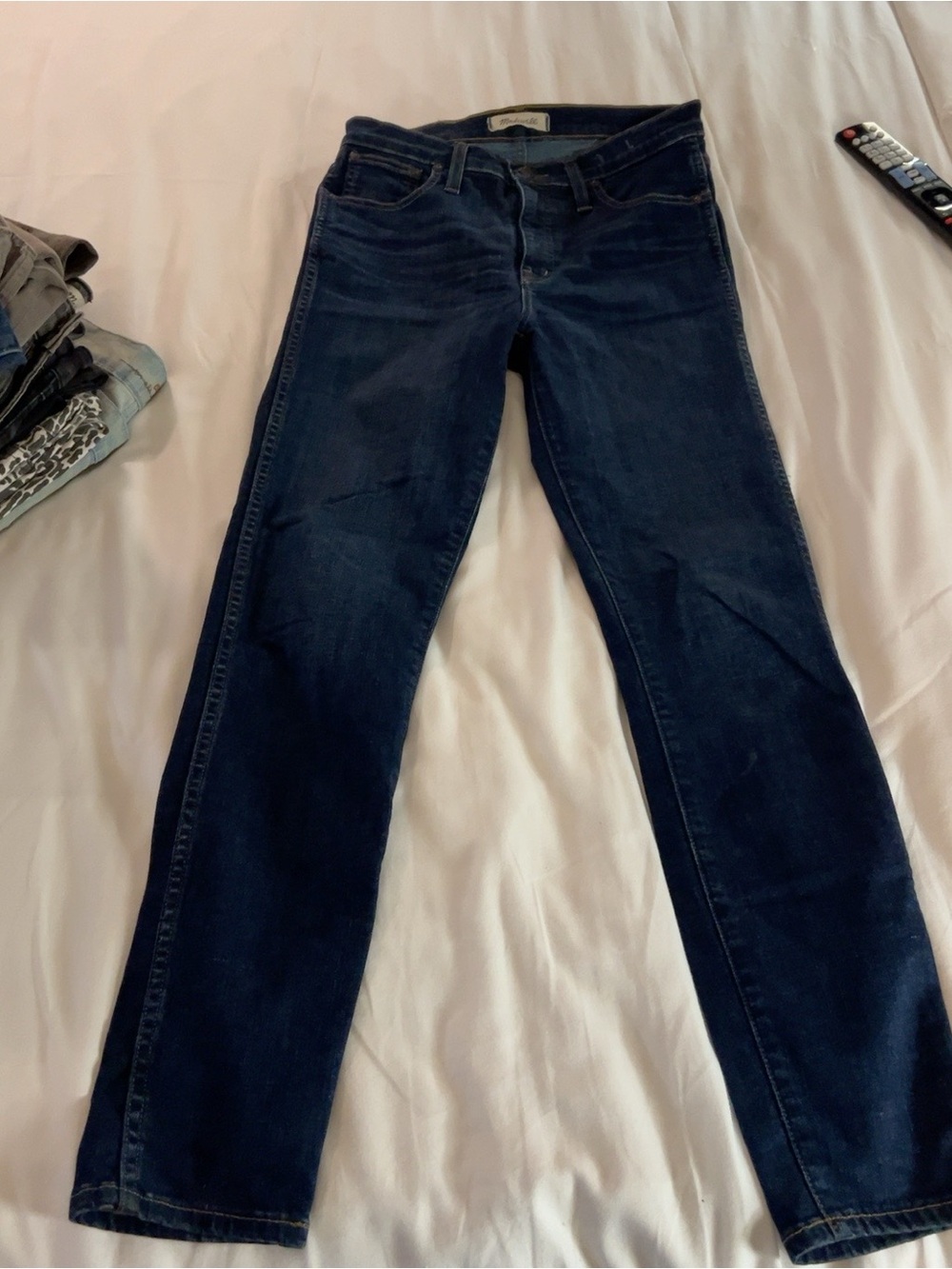 Madewell 10” High-Rise Skinny Jeans Size 27 Dark Wash F4684